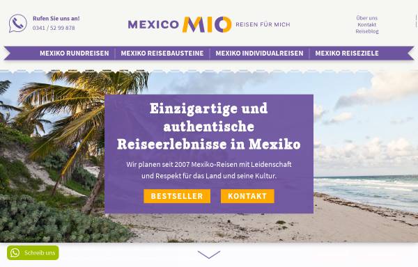 Vorschau von www.mexico-mio.de, Heinrich & Schumann GbR - Mexico Mio