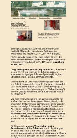 Vorschau der mobilen Webseite www.ferienwohnung-an-der-lahn.de, Ferienwohnung Weilburg