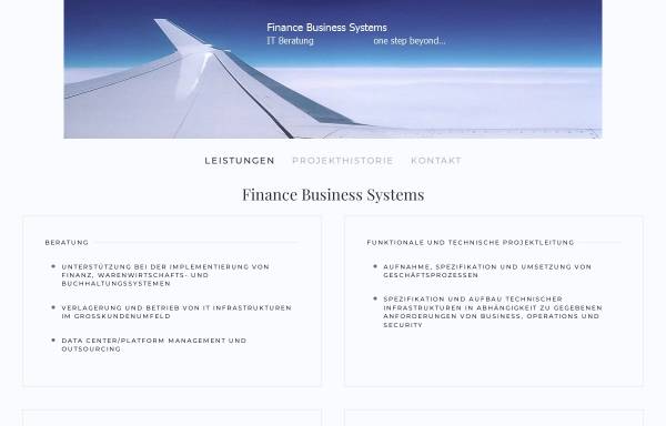 Finance Business Systems - Stefan Jarl
