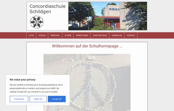 Vorschau von concordiaschule-schildgen.de, Concordiaschule