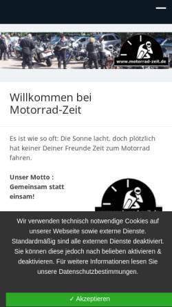 Vorschau der mobilen Webseite www.motorrad-zeit.de, Motorrad-zeit.de