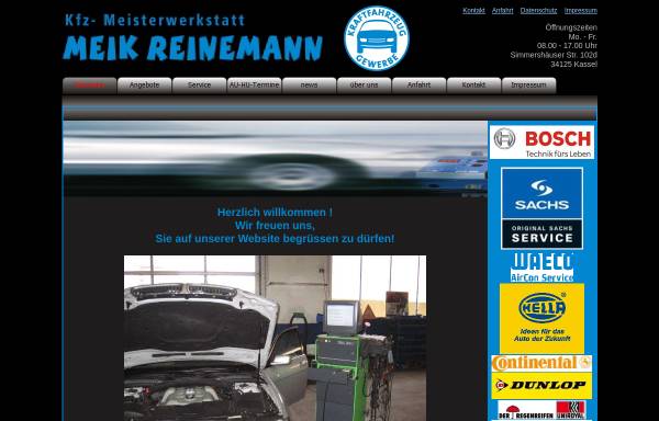 Vorschau von www.meik-reinemann.de, Kfz-Meisterwerkstatt Meik Reinemann