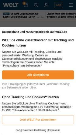 Vorschau der mobilen Webseite www.welt.de, Ian Fleming - Der Spion, der sich nicht liebte