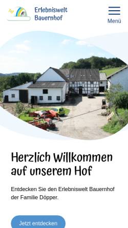 Vorschau der mobilen Webseite www.mdbauernhof.de, Kinderfreizeiten auf dem Bauernhof