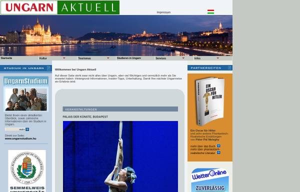 Vorschau von www.ungarnaktuell.de, Ungarn aktuell