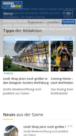 Vorschau der mobilen Webseite www.szenebilder.de, Szenebilder