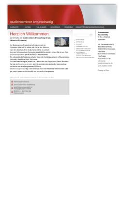 Vorschau der mobilen Webseite studsem-bs.de, Studienseminar Braunschweig