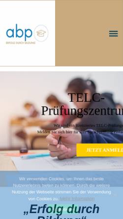 Vorschau der mobilen Webseite www.abplattform.de, Akademische Bildungsplattform e.V.