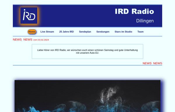 Vorschau von www.ird-radio.de, IRD Internetradio Dillingen