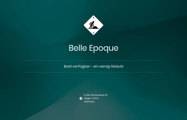 Vorschau von www.belle-epoque-siegen.de, Belle Epoque