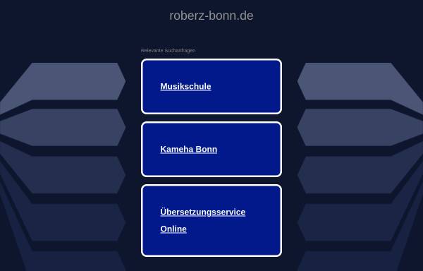 Vorschau von www.roberz-bonn.de, Roberz & Söhne GmbH