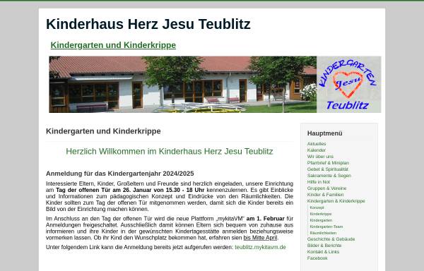 Vorschau von www.pfarrei-teublitz-saltendorf.de, Pfarrei Teublitz / Saltendorf