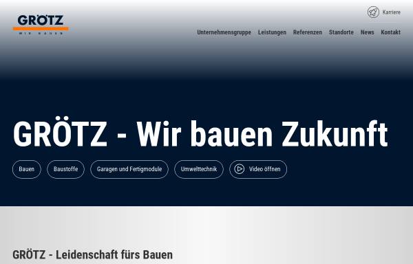 Vorschau von www.groetz.de, Grötz GmbH & Co. KG