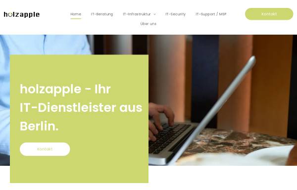 Vorschau von www.holzapple.de, Holzapple - IT-Service für Apple-Systeme Berlin