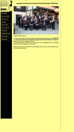 Vorschau der mobilen Webseite jkor.de, Junges Kammerorchester Reinickendorf