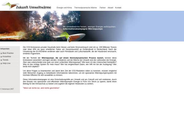 Vorschau von www.zukunft-umweltwaerme.de, Zukunft Umweltwärme