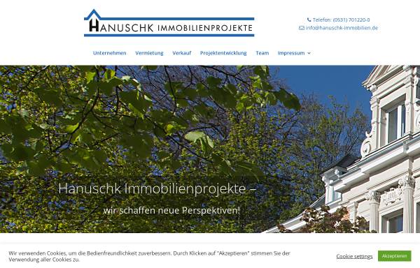 Vorschau von www.hanuschk-immobilien.de, Detlev Hanusck Hausverwaltung