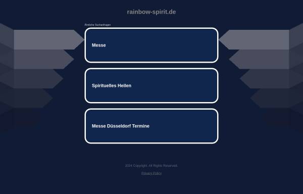 Vorschau von www.rainbow-spirit.de, One Spirit GmbH