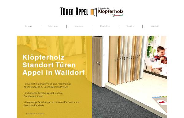 Vorschau von www.tueren-appel.de, Türen Appel GmbH