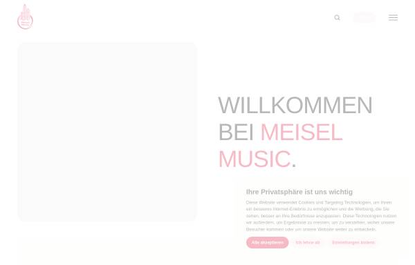 Vorschau von www.meiselmusic.de, Meisel Musikverlage