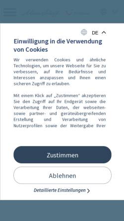 Vorschau der mobilen Webseite tuicruises.com, TUI CRUISES GmbH