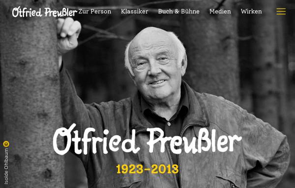 Vorschau von www.preussler.de, Otfried Preußler