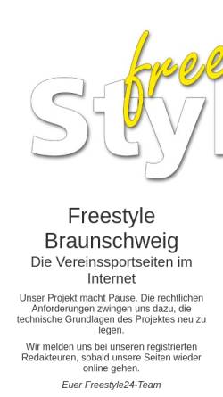 Vorschau der mobilen Webseite www.freestyle-braunschweig.de, Freestyle