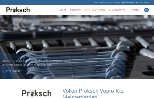 Vorschau von www.vopro.de, Vopro Kfz-Werkstatt