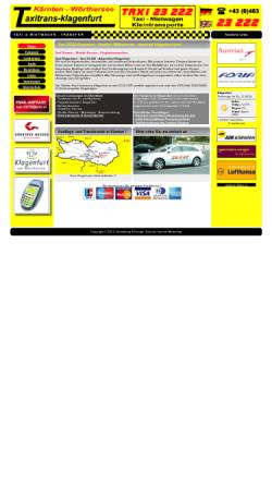 Vorschau der mobilen Webseite www.taxi-klagenfurt.com, Taxi Klagenfurt