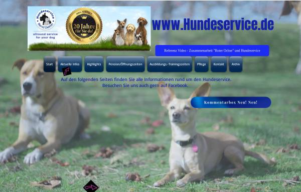 Vorschau von www.hundeservice.de, Hundeservice Bernd Dietrich