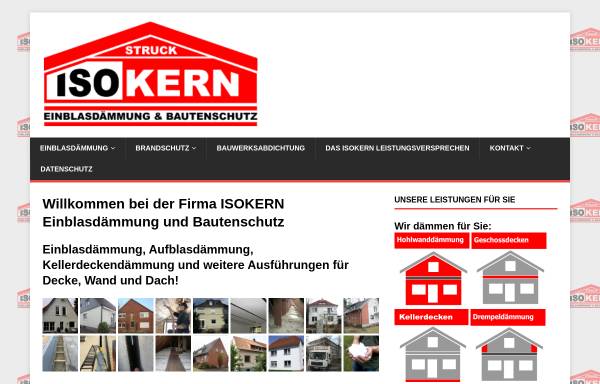 Vorschau von www.isokern.de, Struck Bautenschutz, Elisabeth Struck