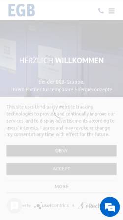 Vorschau der mobilen Webseite www.bau-elektro.de, EGB Elektroservicegesellschaft Berlin mbH