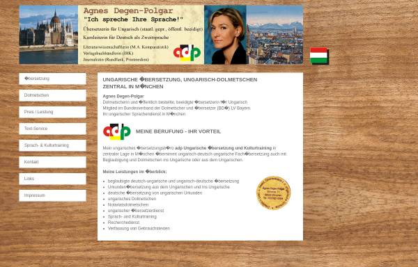 Vorschau von www.ungarisch-muenchen.de, Agnes Degen-Polgar