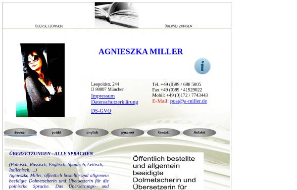 Vorschau von www.a-miller.de, Agnieszka Miller
