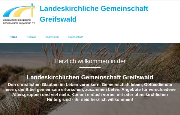 Homepage der Landeskirchlichen Gemeinschaft Greifswald