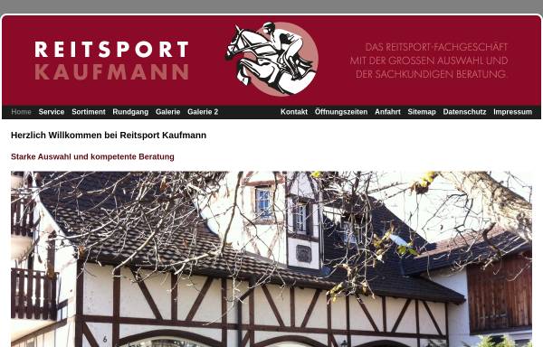 Vorschau von www.reitsport-kaufmann.de, Reitsport Kaufmann