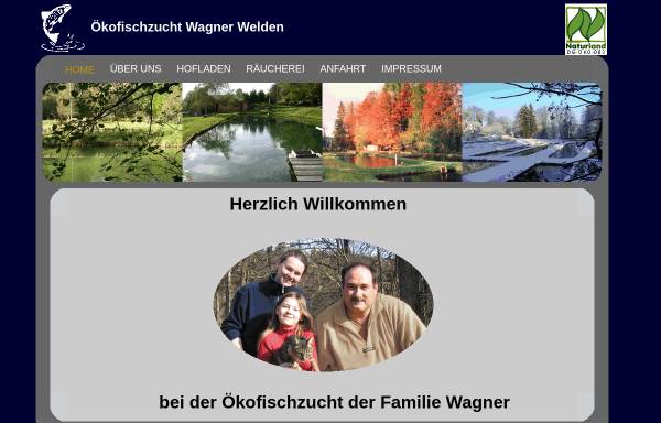 Vorschau von www.fischzuchtwagner.de, Fischzucht Wagner Welden