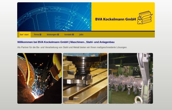 Vorschau von www.bva-kockelmann-gmbh.de, BVA Kockelmann GmbH