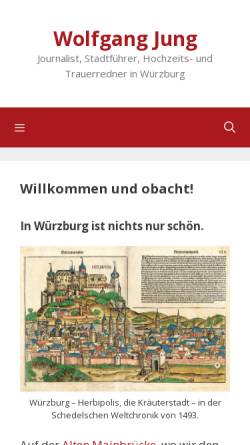Vorschau der mobilen Webseite schreibdasauf.info, Wolfgang Jung