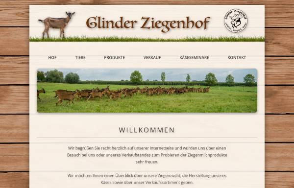 Vorschau von www.glinder-ziegenhof.de, Glinder Ziegenhof