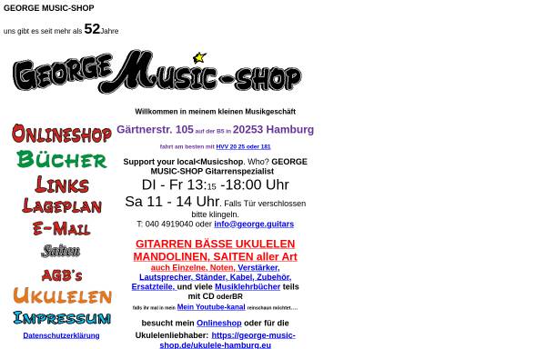 Vorschau von george-music-shop.de, George Music-Shop