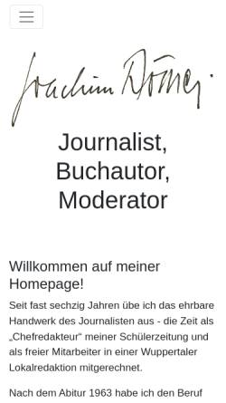 Vorschau der mobilen Webseite www.roemers-kulinarische-seiten.de, Römers kulinarische Seiten