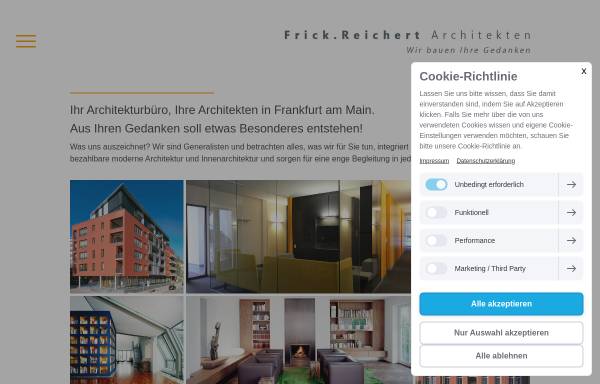 Vorschau von www.frick-reichert.com, Frick.Reichert Architekten