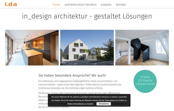 Vorschau von indesign-architekten.de, In_design - Dipl. Ing. (FH) Christine Weinmann Innenarchitektin AKH BDIA Dipl. Ing. (FH) Tim Driedger Architekt AKH