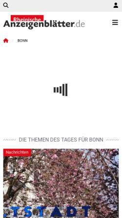 Vorschau der mobilen Webseite www.schaufenster-bonn.de, Schaufenster Blickpunkt