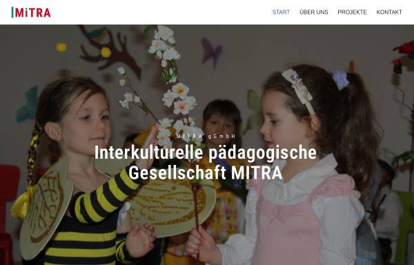 Vorschau von www.mitra-ev.de, MITRA - interkulturelle Kindertagesstätten in Berlin