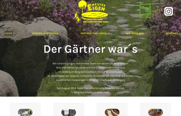Vorschau von www.meister-eigen.de, Meister Eigen GmbH - Garten- und Landschaftsbau