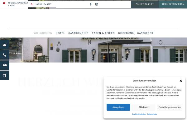 Vorschau von www.altenberger-hof.de, Hotel Altenberger Hof