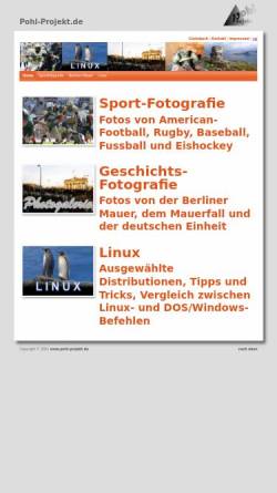 Vorschau der mobilen Webseite www.pohl-projekt.de, Pohl, Dirk