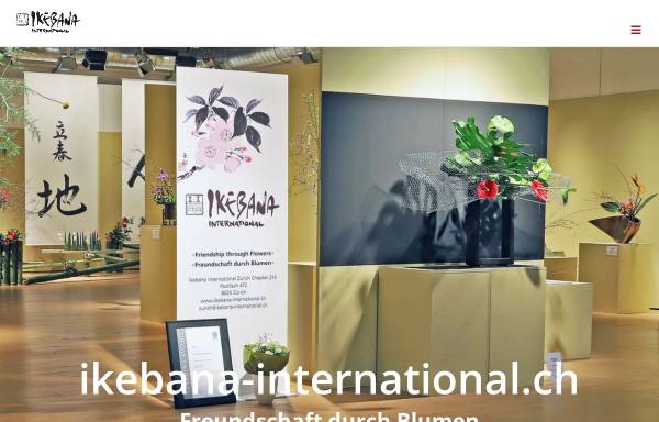 Vorschau von www.ikebana-international.ch, Ikebana International Schweiz